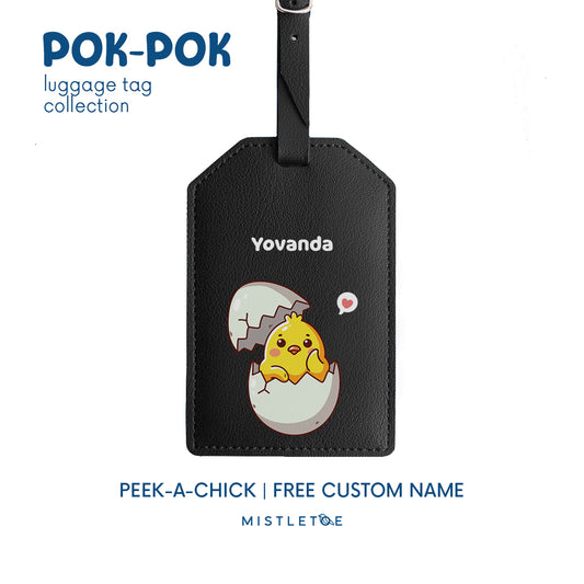 Peek-a-Chick - Luggage Tag