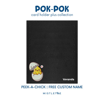Peek-a-Chick - Card Holder Plus