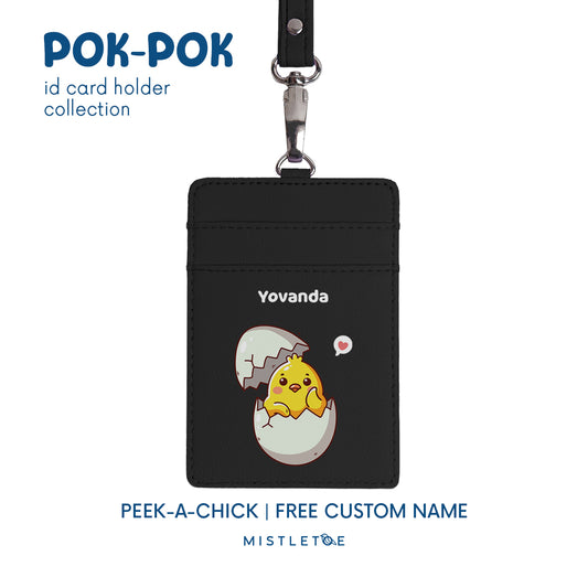 Peek-a-Chick - ID Card Holder | Lanyard