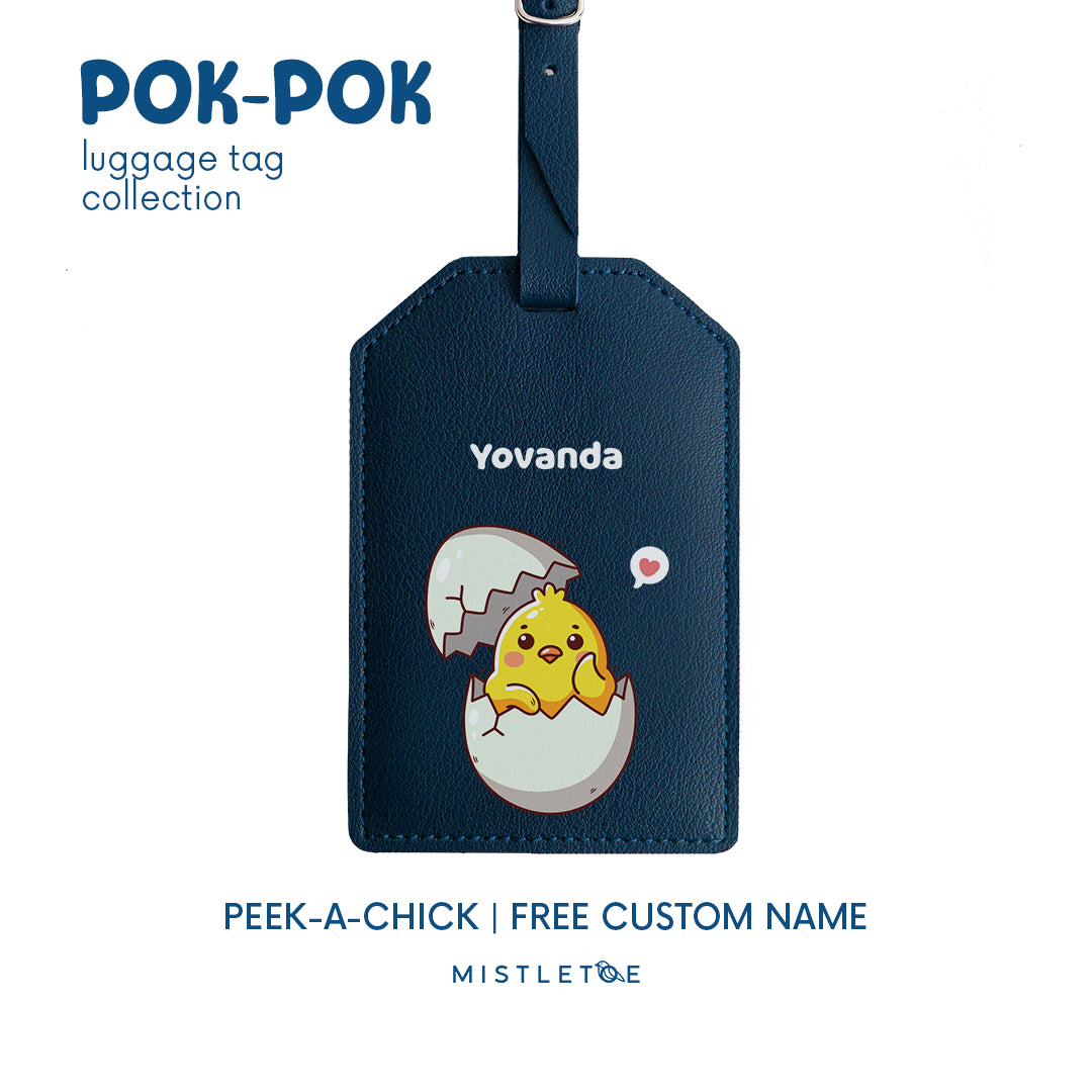 Peek-a-Chick - Luggage Tag