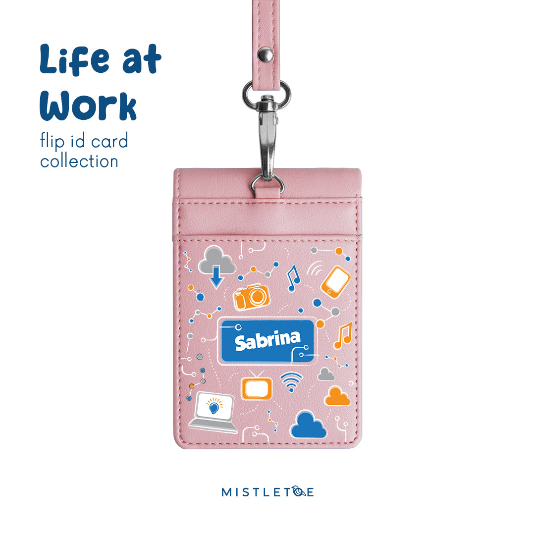 Pixel Craft - Flip ID Card | Lanyard