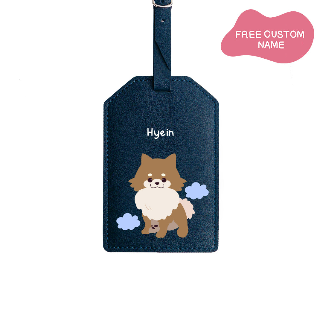 Pom Pom - Luggage Tag