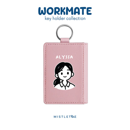 Ponytail Girl - Key Holder - Blossom Pink