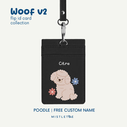 Poodle - Flip ID Card | Lanyard