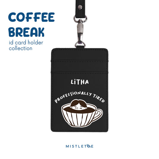 Professionally Tired - ID Card Holder | Lanyard