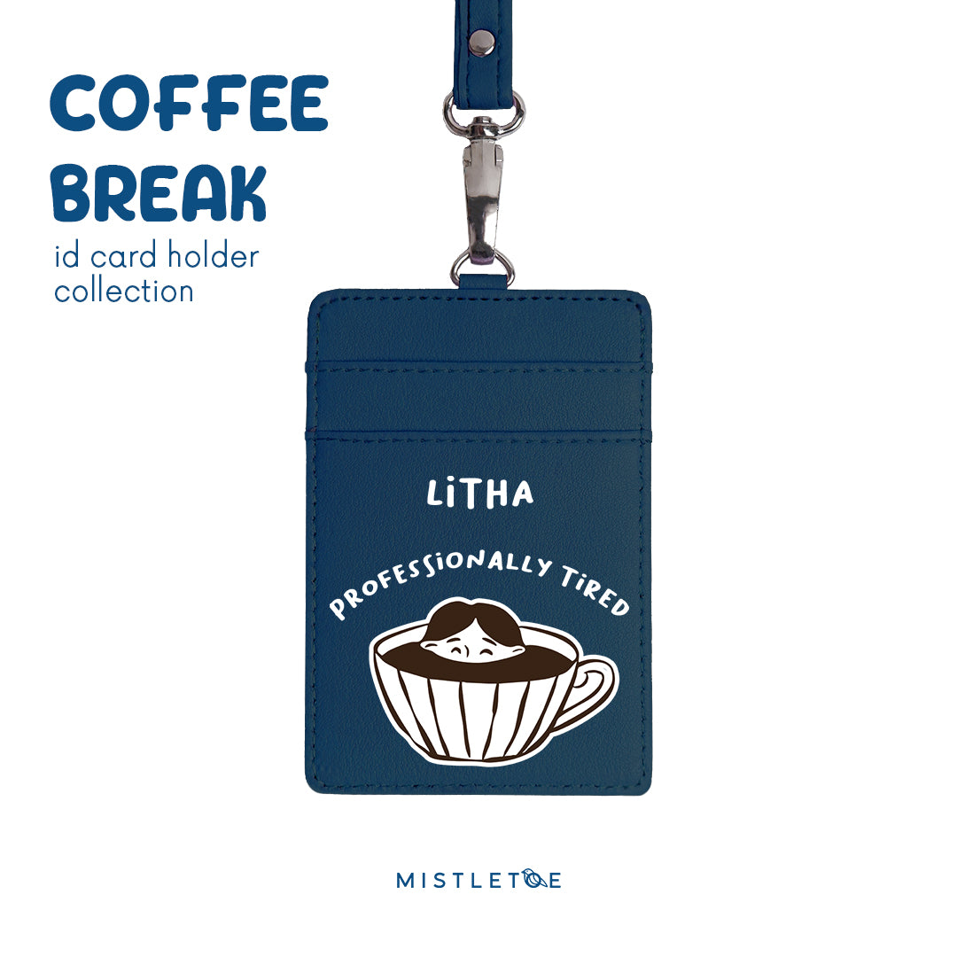 Professionally Tired - ID Card Holder | Lanyard