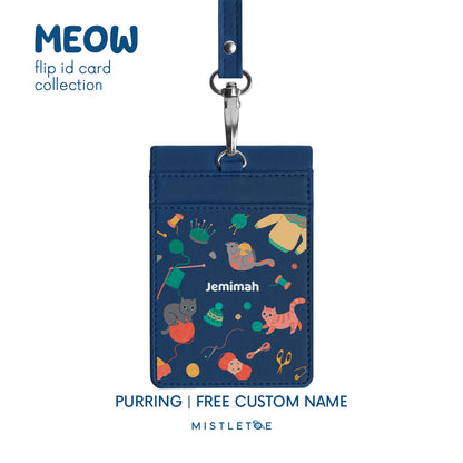 Purring - Flip ID Card | Lanyard