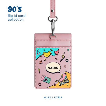 Retro Vibes - Flip ID Card | Lanyard