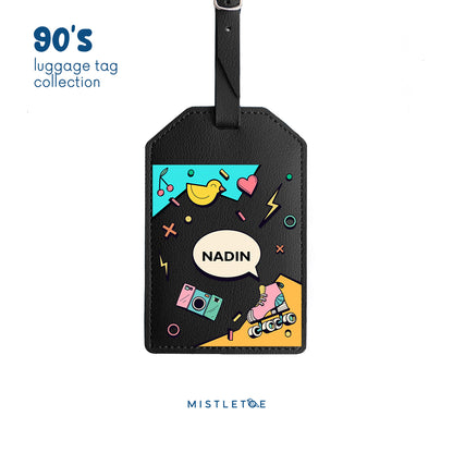 Retro Vibes - Luggage Tag