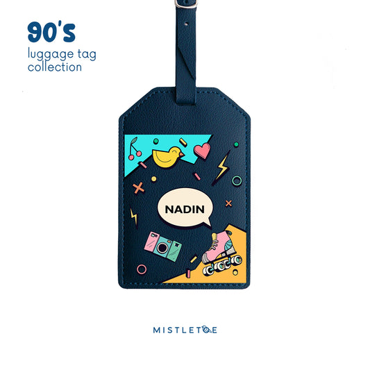 Retro Vibes - Luggage Tag