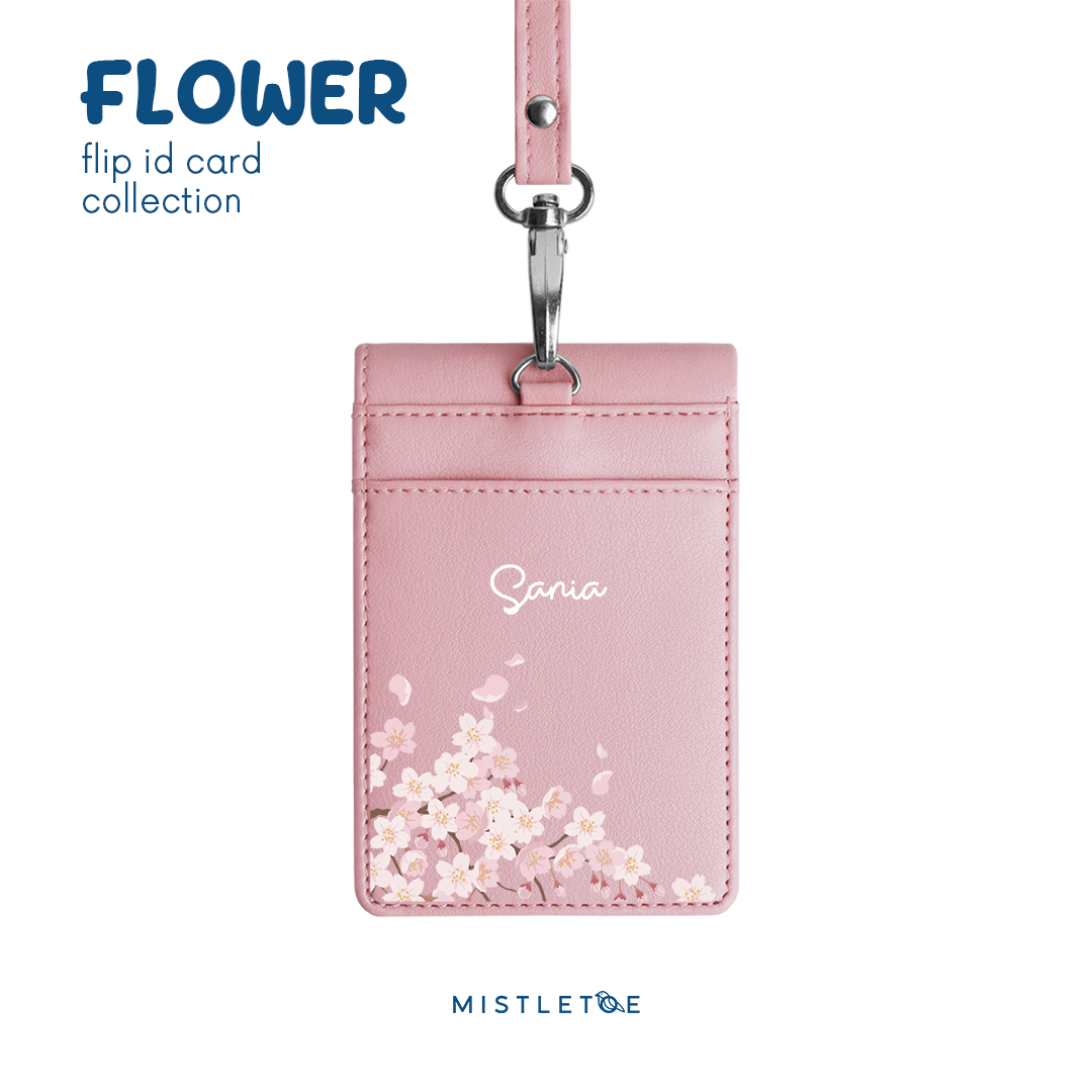 Sakura Bloom - Flip ID Card | Lanyard