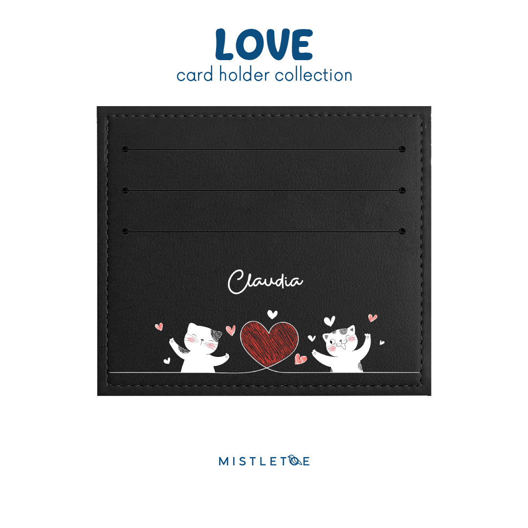 Shy Shy Cat - Card Holder