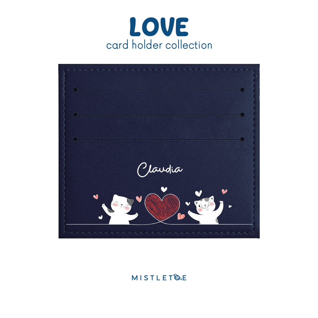 Shy Shy Cat - Card Holder