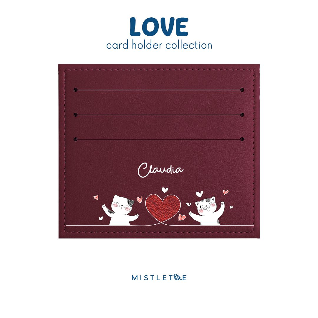 Shy Shy Cat - Card Holder