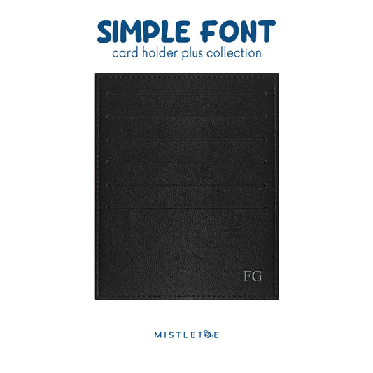 Debossed Silver Foil - Card Holder Plus