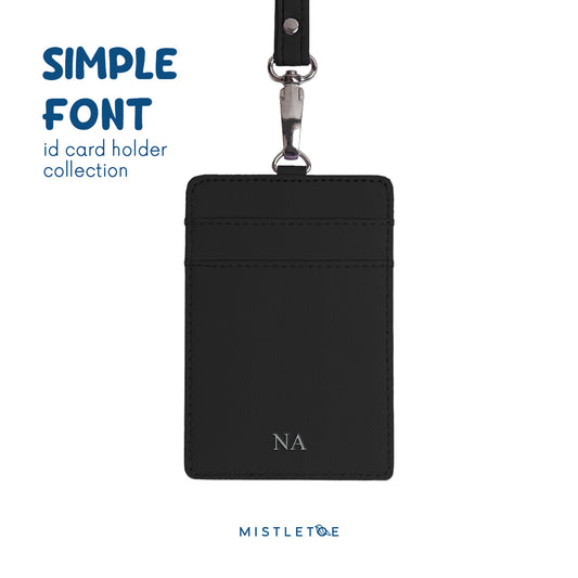 Debossed Silver Foil - ID Card Holder | Lanyard