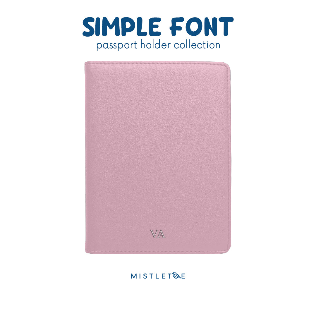 Debossed Silver Foil - Passport Holder