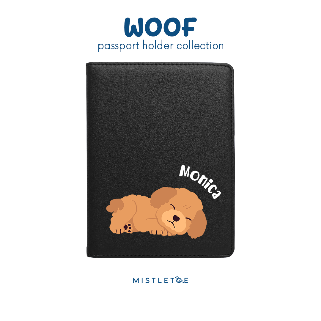 Sleepy Poodle - Passport Holder