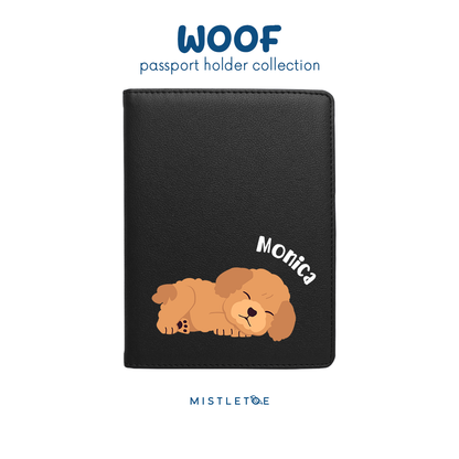 Sleepy Poodle - Passport Holder