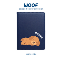 Muat gambar ke penampil Galeri, Sleepy Poodle - Passport Holder
