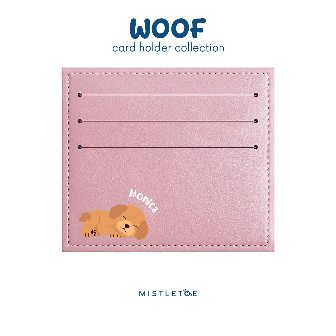 Sleepy Poodle - Card Holder