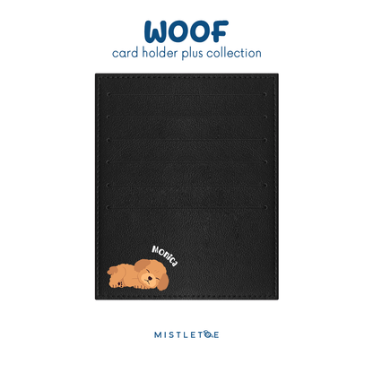 Sleepy Poodle - Card Holder Plus