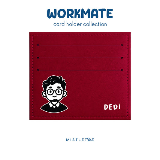 Smart Glasses - Card Holder - Cherry Red