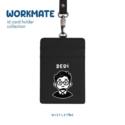 Smart Glasses - ID Card Holder | Lanyard - Charcoal Black