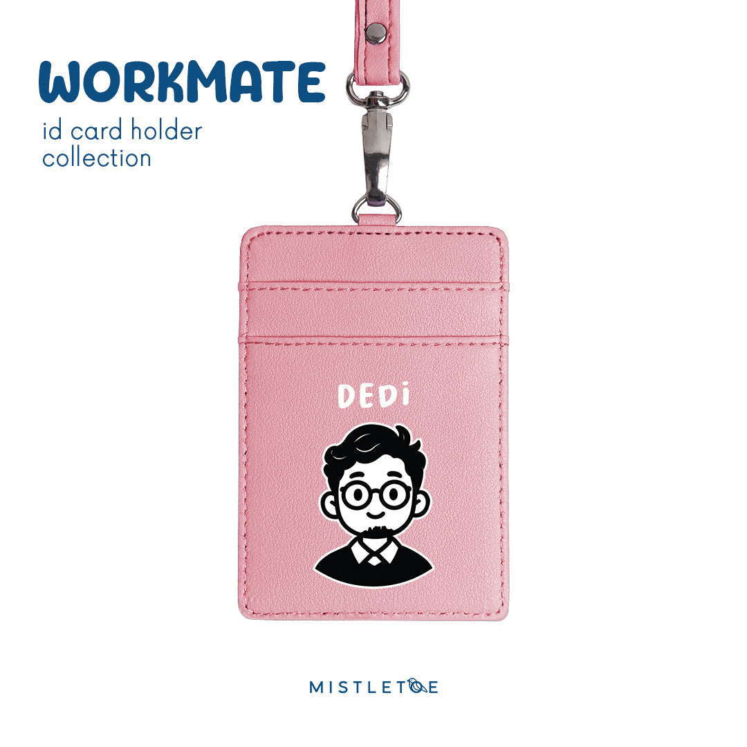 Smart Glasses - ID Card Holder | Lanyard - Blossom Pink