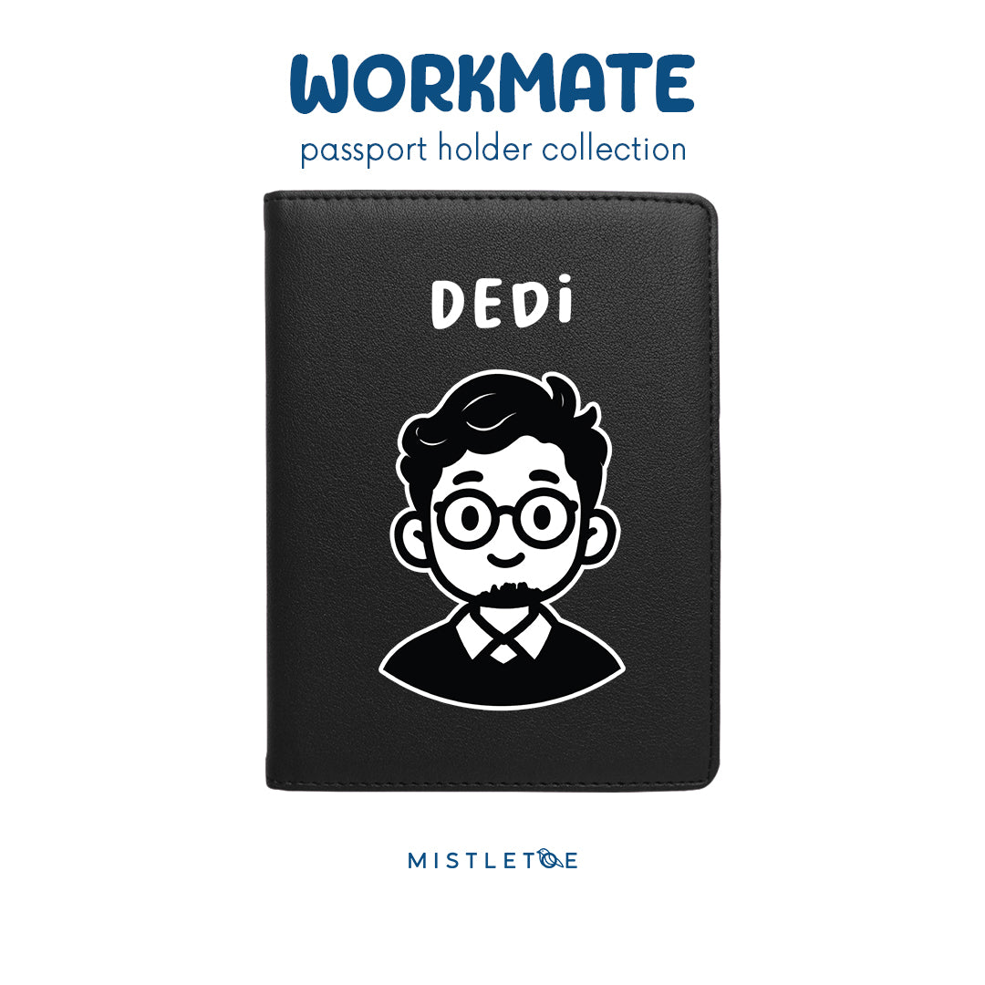 Smart Glasses - Passport Holder - Charcoal Black