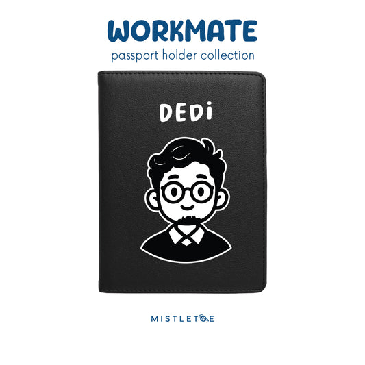 Smart Glasses - Passport Holder - Charcoal Black