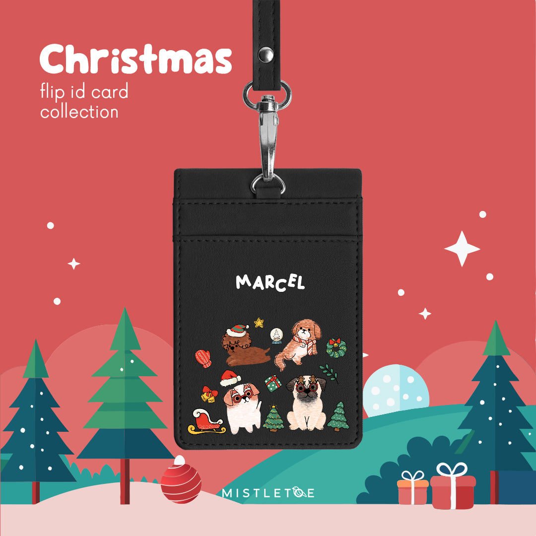 Snow Woof - Flip ID Card | Lanyard