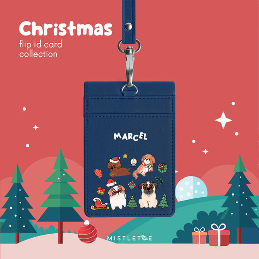 Snow Woof - Flip ID Card | Lanyard