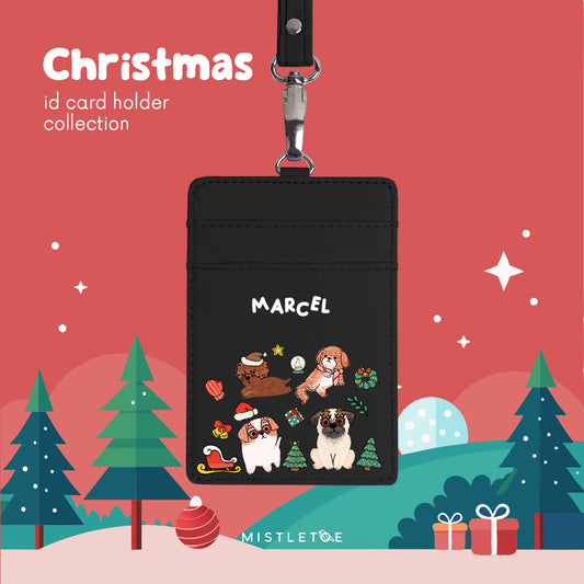 Snow Woof - ID Card Holder | Lanyard