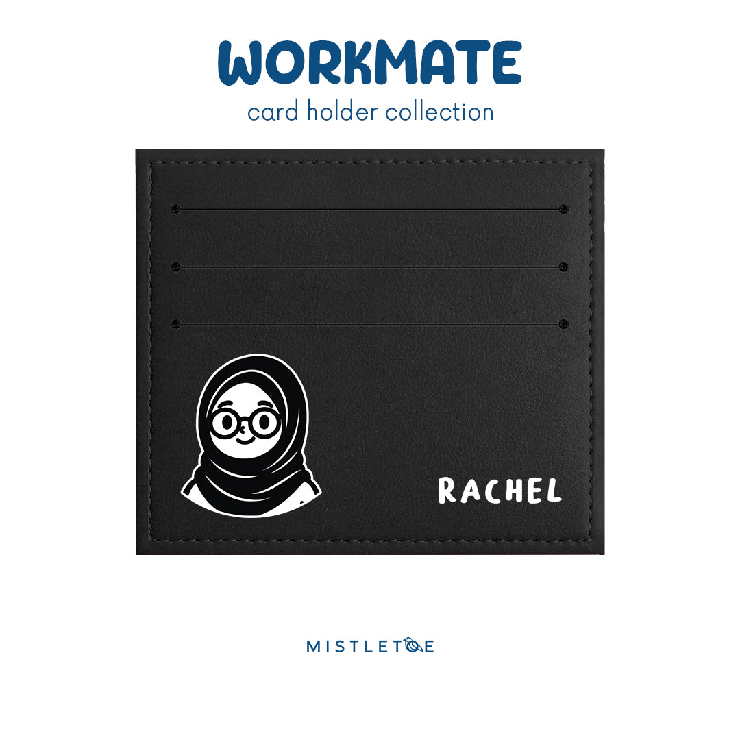 Sweetie Hijab - Card Holder - Charcoal Black