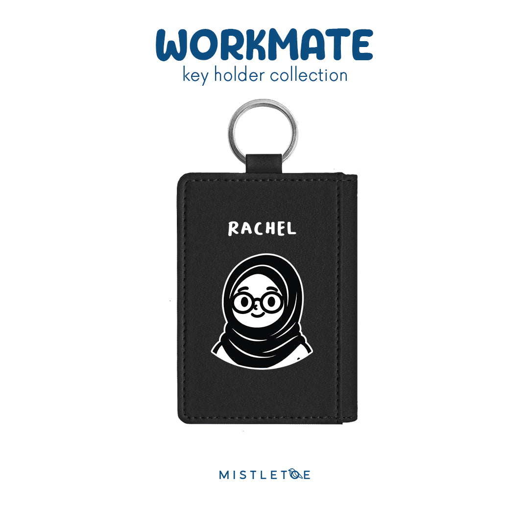 Sweetie Hijab - Key Holder - Charcoal Black