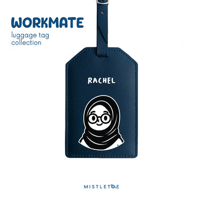 Sweetie Hijab - Luggage Tag - Navy Blue