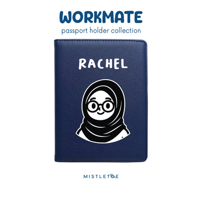 Sweetie Hijab - Passport Holder - Navy Blue