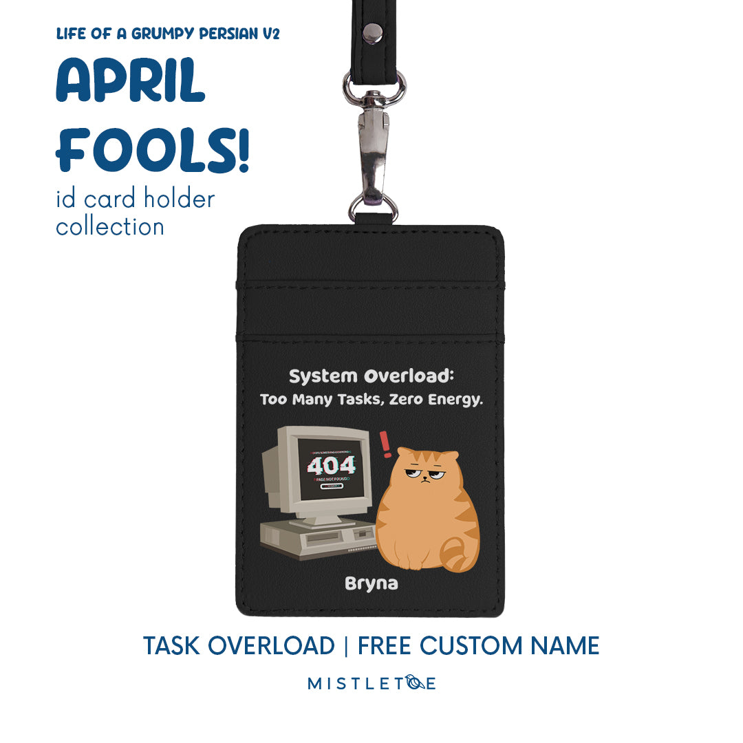 Task Overload - ID Card Holder | Lanyard – Mistletoe