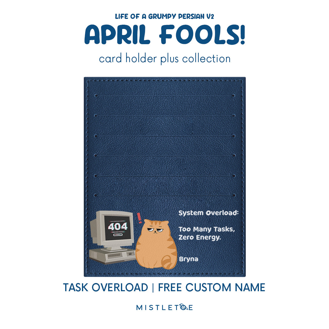 Task Overload - Card Holder Plus – Mistletoe