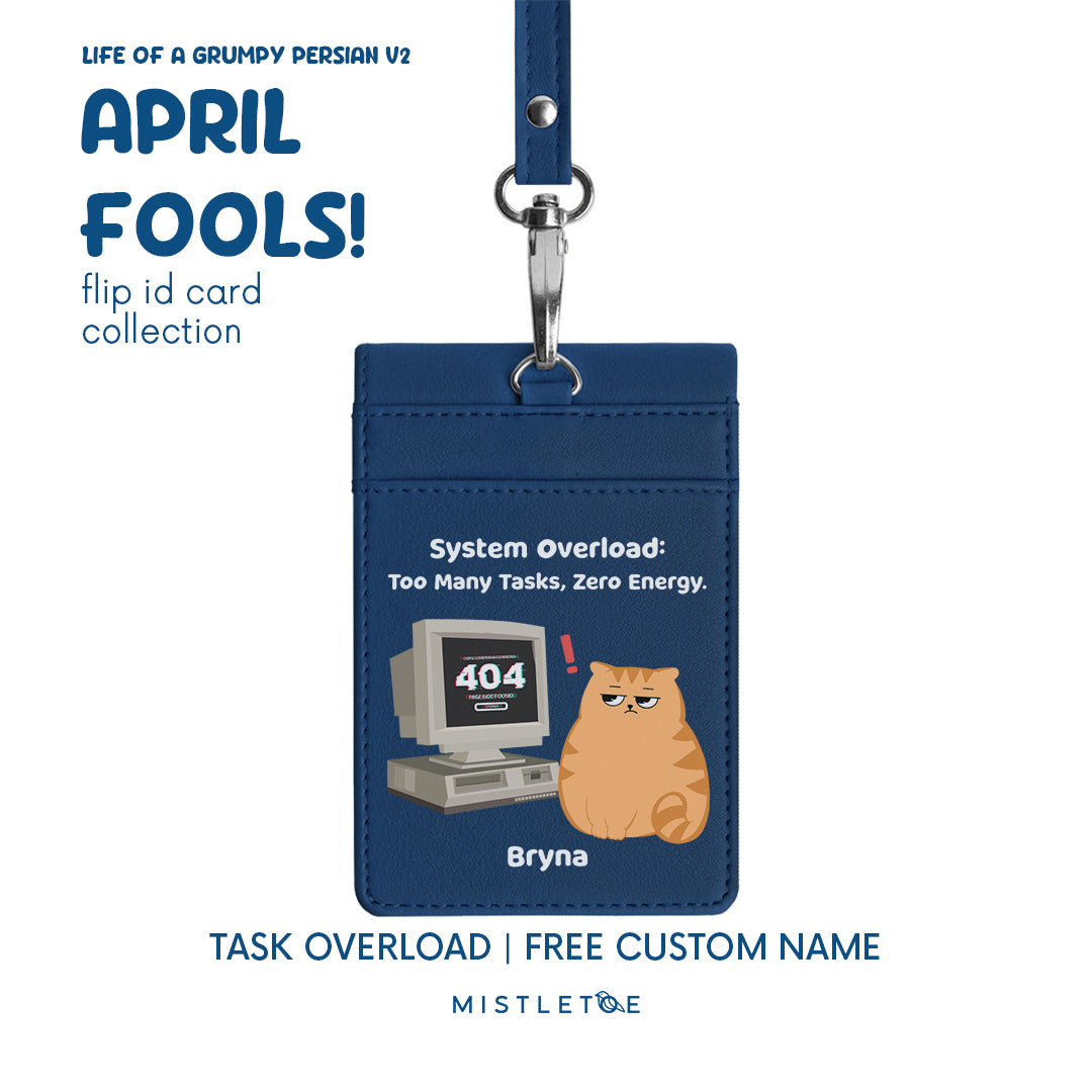 Task Overload - Flip ID Card | Lanyard