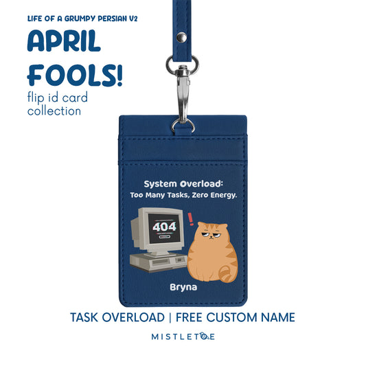 Task Overload - Flip ID Card | Lanyard