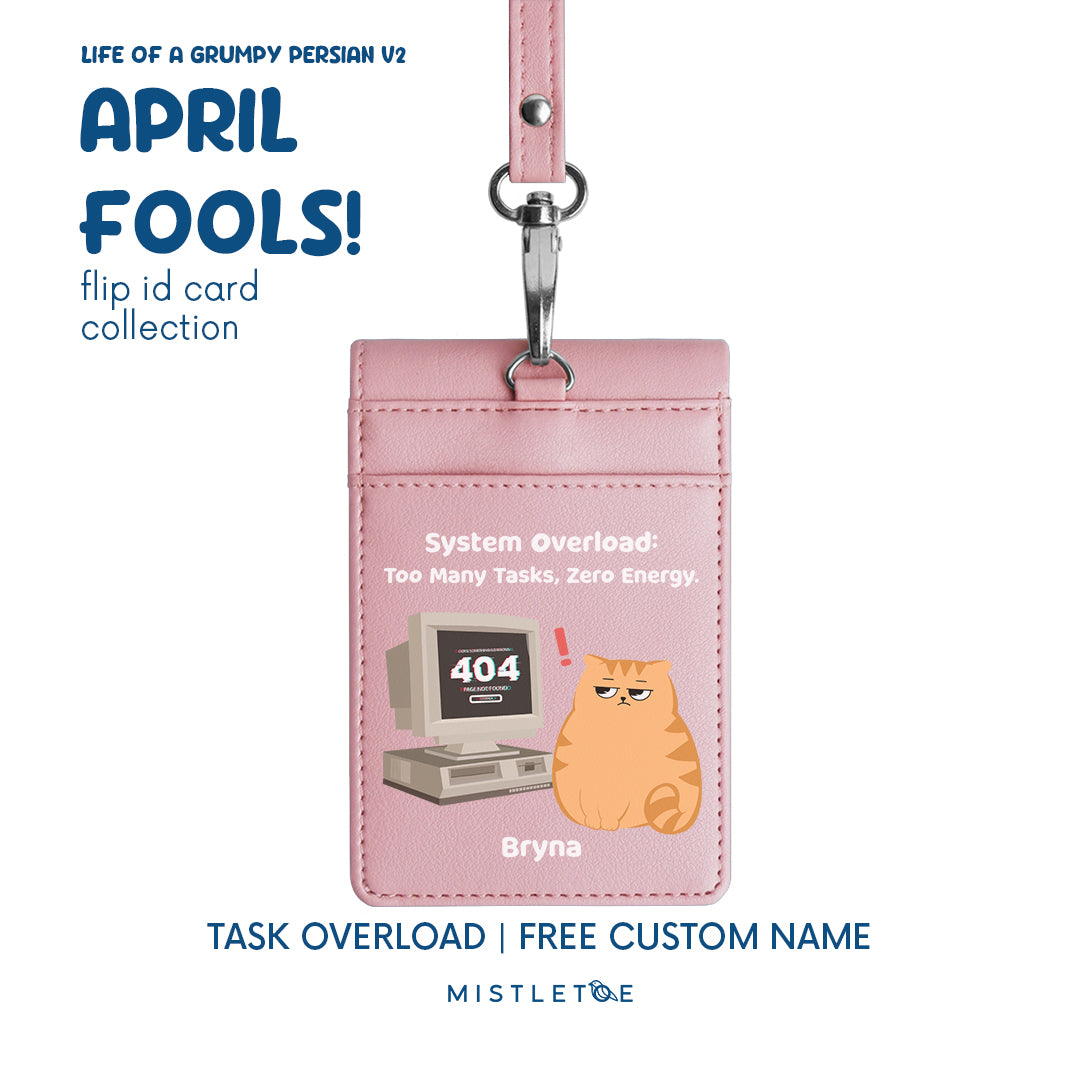Task Overload - Flip ID Card | Lanyard