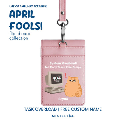 Task Overload - Flip ID Card | Lanyard