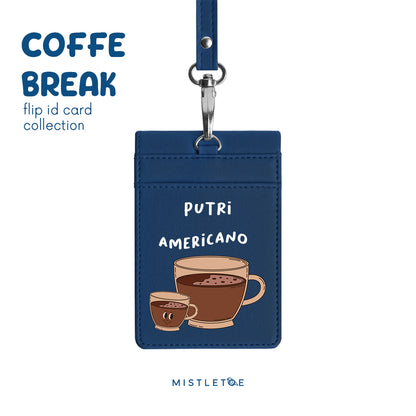 Team Americano - Flip ID Card - Navy Blue