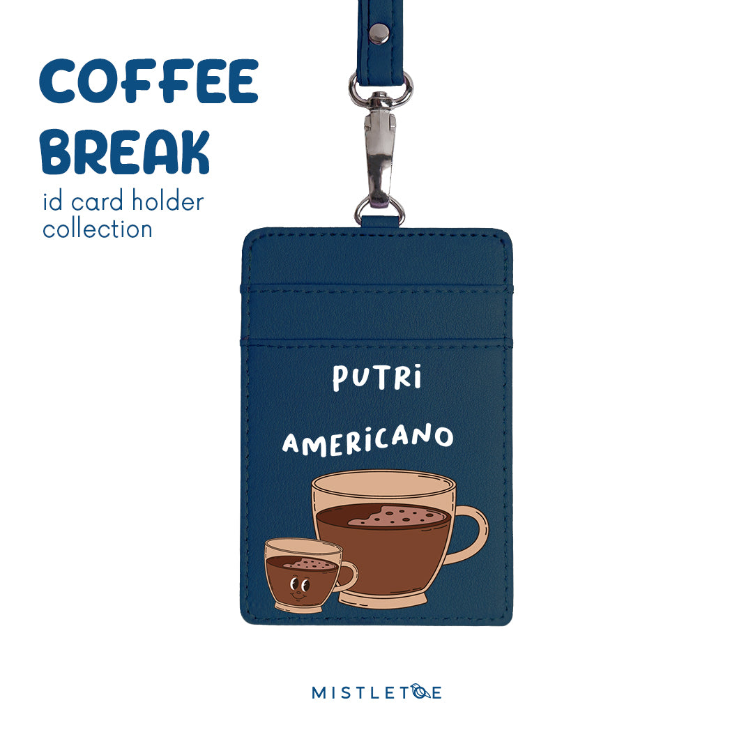 Team Americano - ID Card Holder - Navy Blue