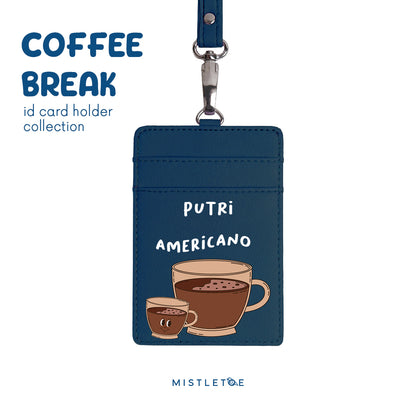 Team Americano - ID Card Holder - Navy Blue