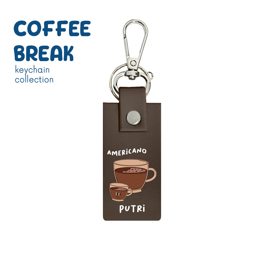 Team Americano - Keychain - Mocha Brown