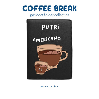 Team Americano - Passport Holder - Charcoal Black