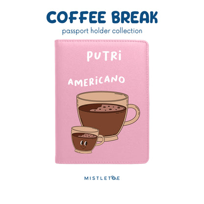 Team Americano - Passport Holder - Blossom Pink